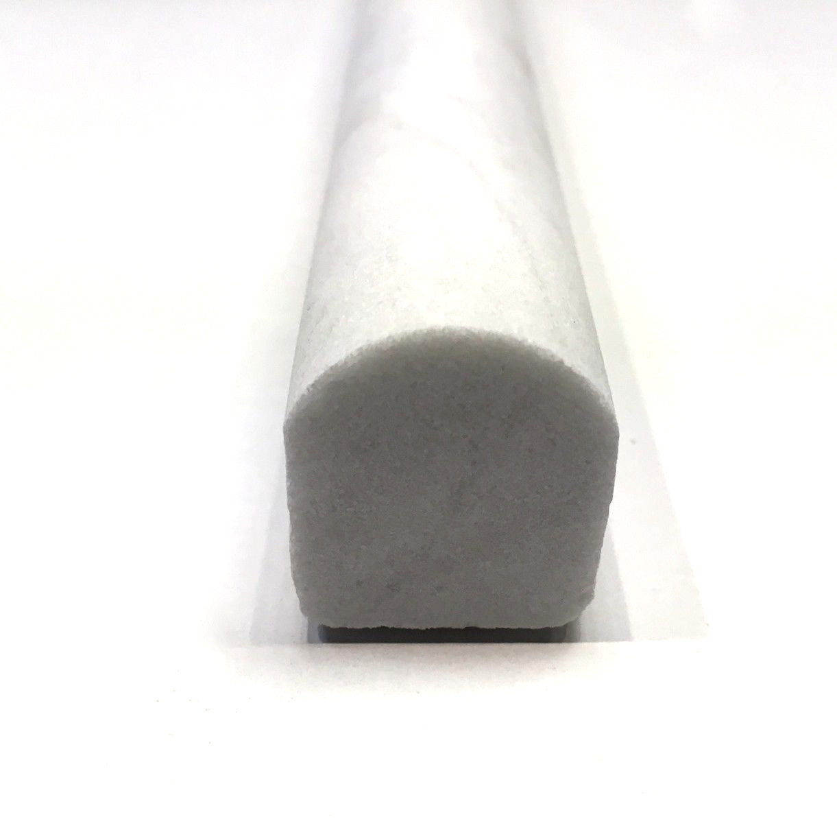 3/4″X12″ Carrara Marble ChairRail Pencil Molding Liner Wall Trim (BOX OF 10)