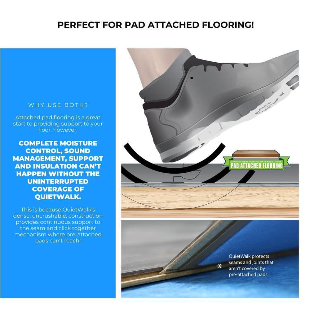 200 sq. ft. 3 ft. x 66.6 ft. x 3 mm Sound and Moisture Barrier Underlayment