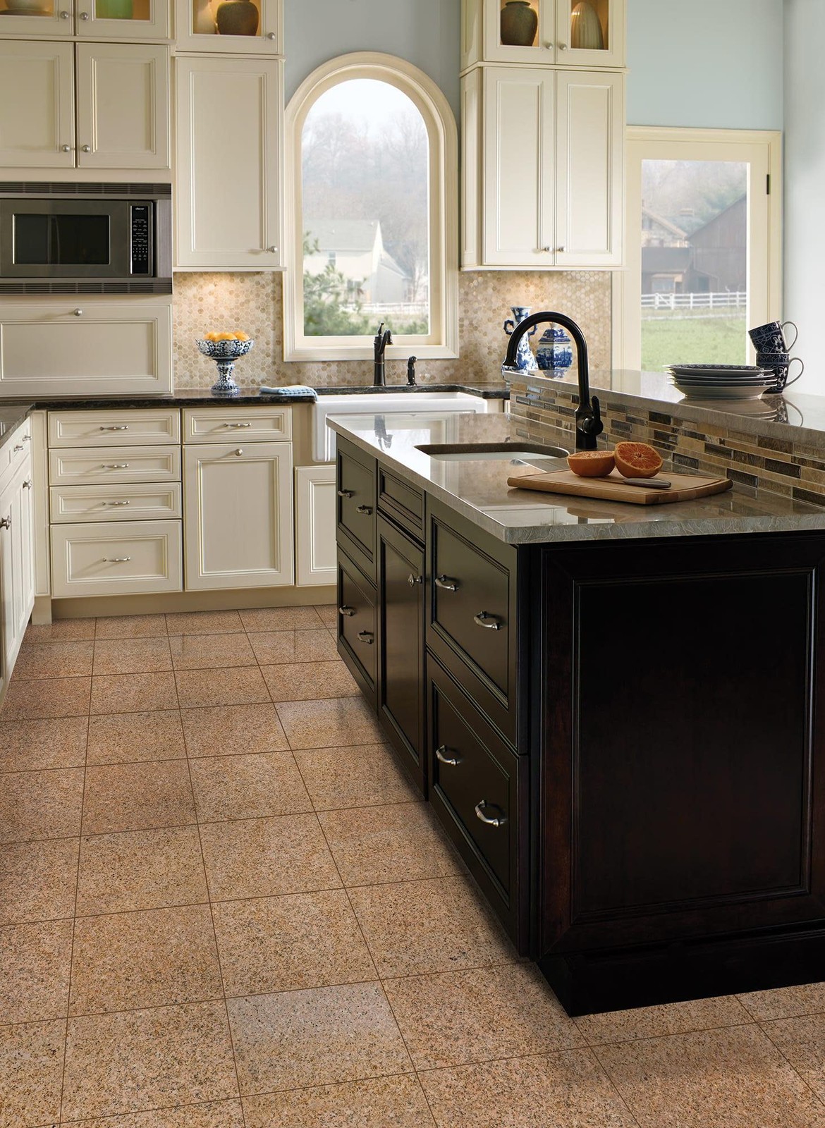Ackland AKTGT12X12P-PL 12″ x 12″ Terrazzo Floor and Wall Tile – – Camara Snow