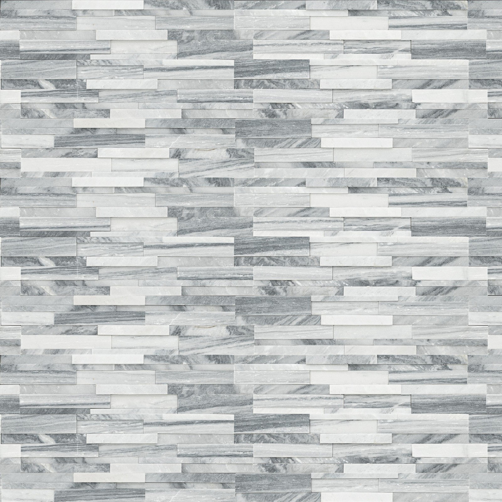 Ackland AKPLPM6X24H-3D-CA 6″ x 24″ Marble Hardscape Wall Tile – – Auric White