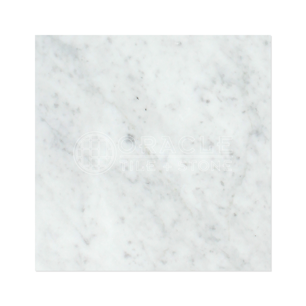 Carrara White Italian (Bianco Carrara) Marble 18 X 18 Field Tile