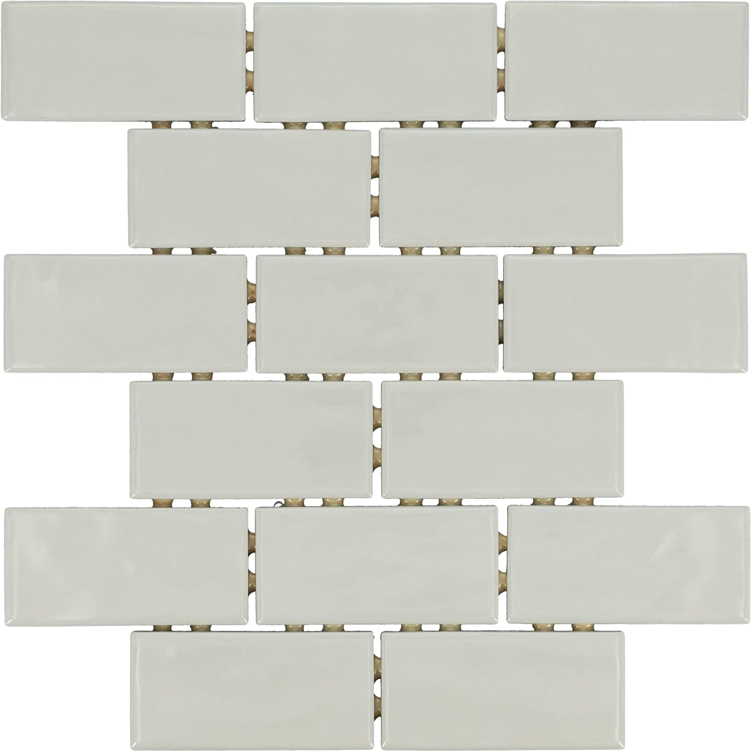 Matte Ideal Gray 2″ X 4″ Ceramic Mosaic Tiles – 9.96 SQFT per Carton