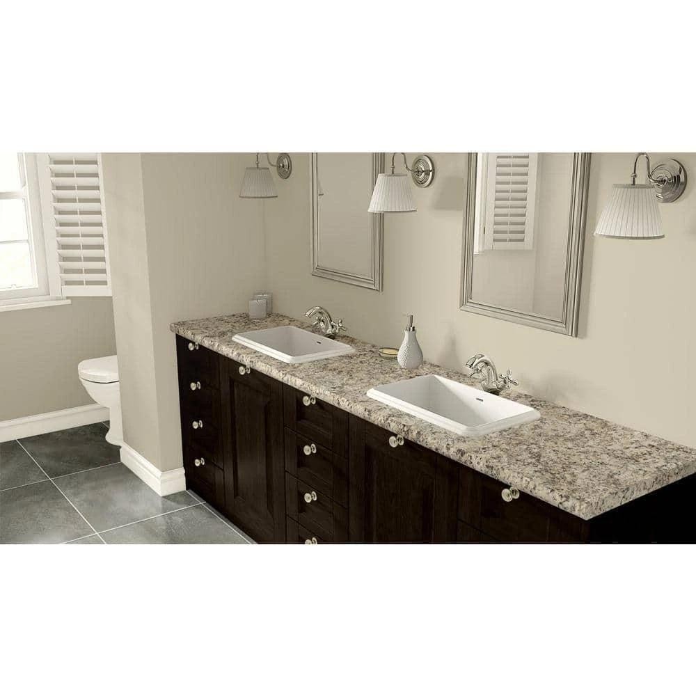3′ X 20 Ft. Peel & Stick Laminate Sheet in White Ice Granite with Matte Finish