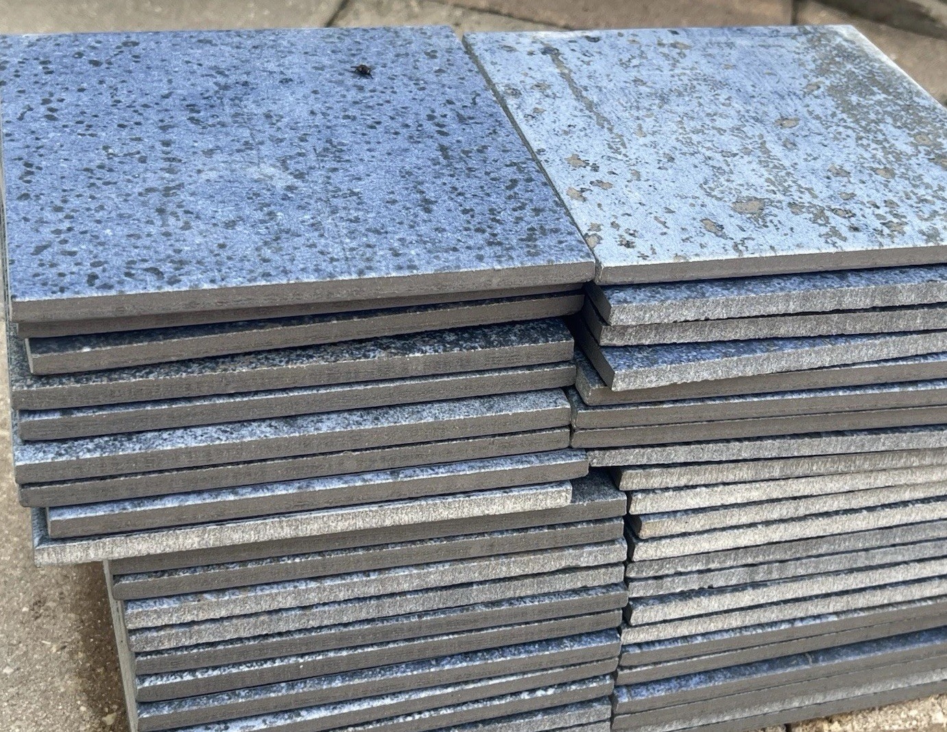 44 pieces swimming pool tile 6 inch blended blue 11 Sq Ft