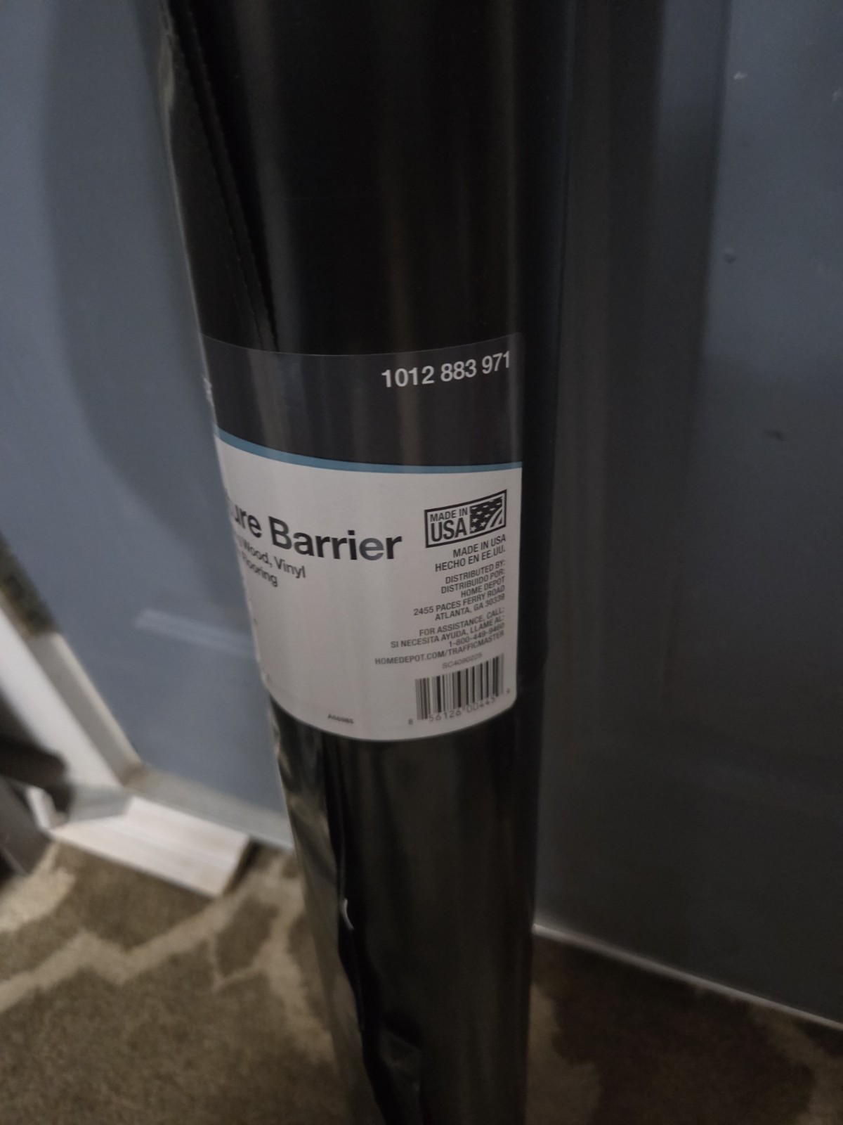 TrafficMaster*Moisture Barrier Underlayment*200 sq. ft. Roll*6mil*