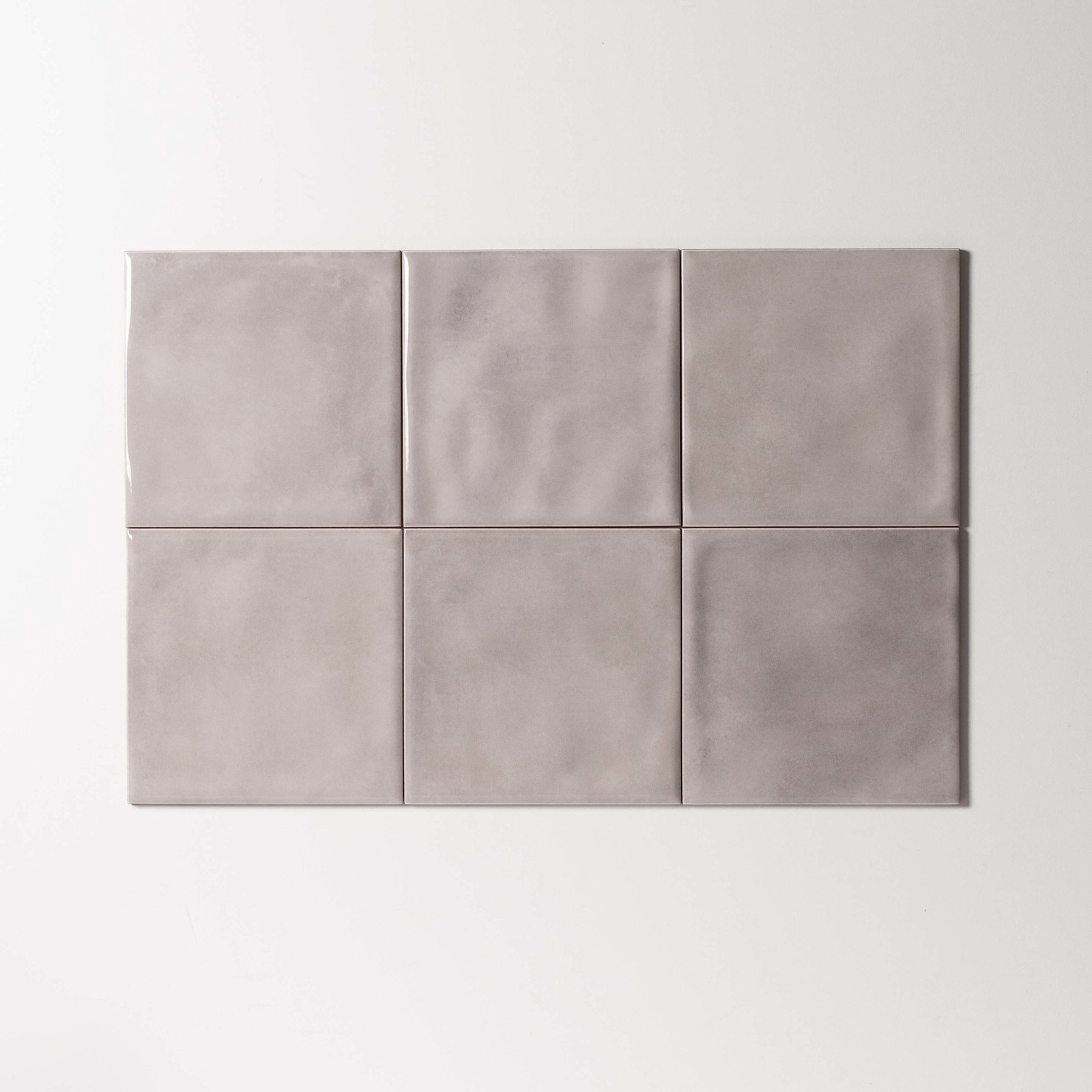 Cruz Bay Studio MKT71560 Safi – 6″ x 6″ Square Wall Tile – Glossy – Dove Gray