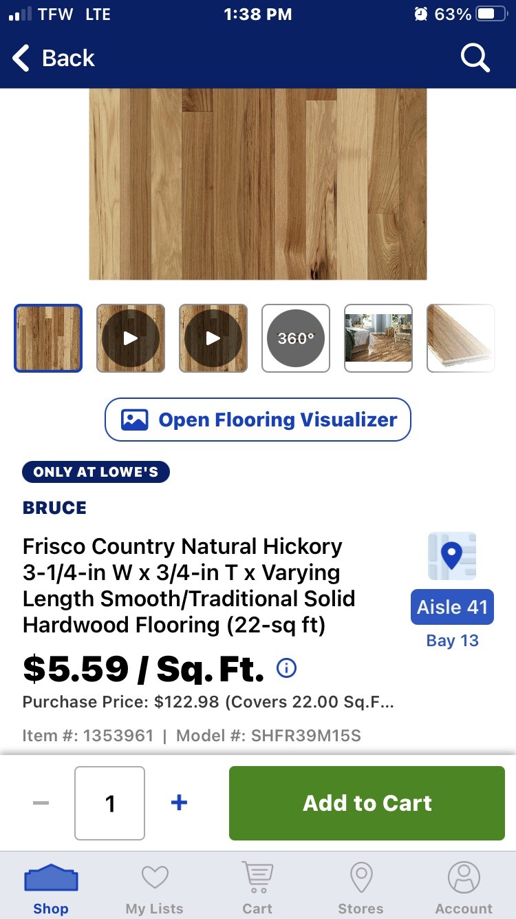hardwood flooring Various See Description
