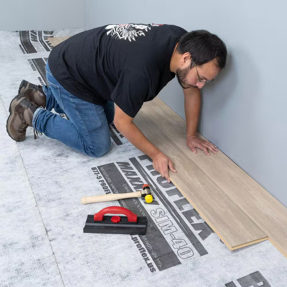 225 Sq. Ft. Peel and Stick Crack Isolation 40-Mil Underlayment