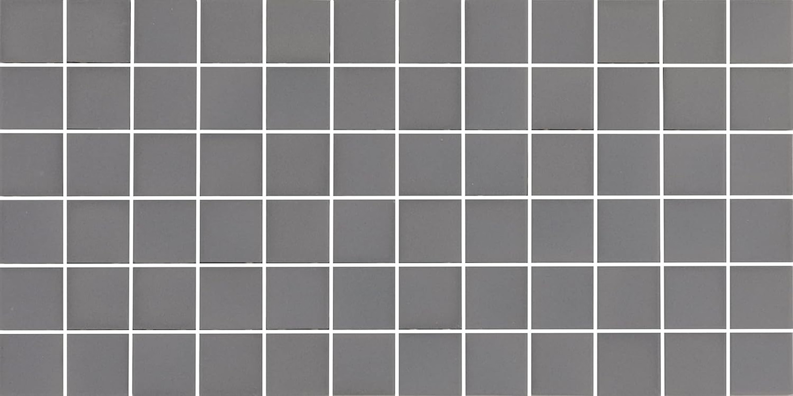 Matte Gray 2″ Porcelain Mosaic Tiles – 12 PC/Carton for Floors & Walls