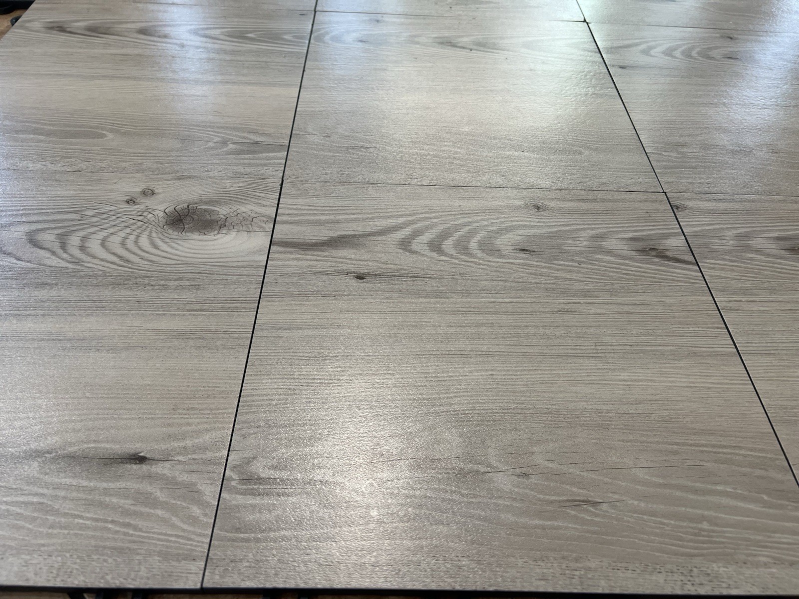Dance Floor Tiles, Beachwood 12 x 12 in 28 Piece Interlocking Dance Flooring 7×4