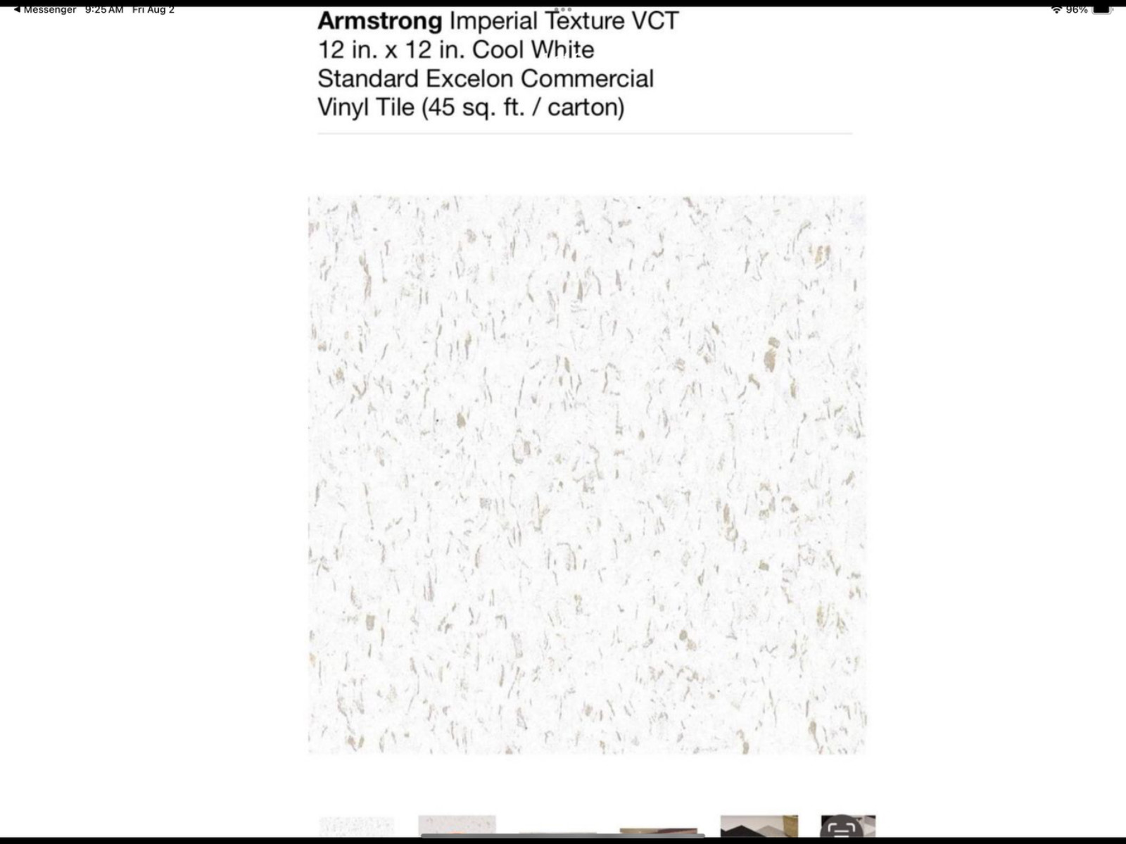 Armstrong Cool White and black and gray Standard Excelon Imperial Texture Vinyl