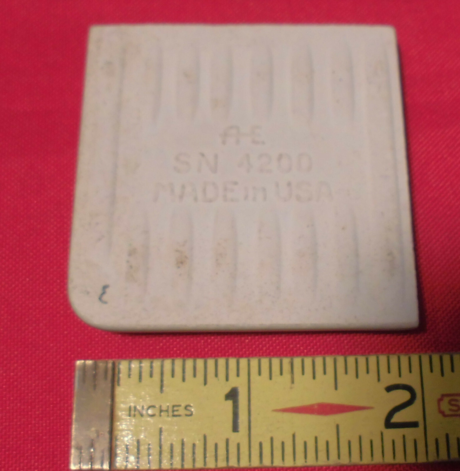 1 pc. Sage Gray 2″ X 2″ X 5/16″ Ceramic Surface Bullnose Corner Tile; Greenest