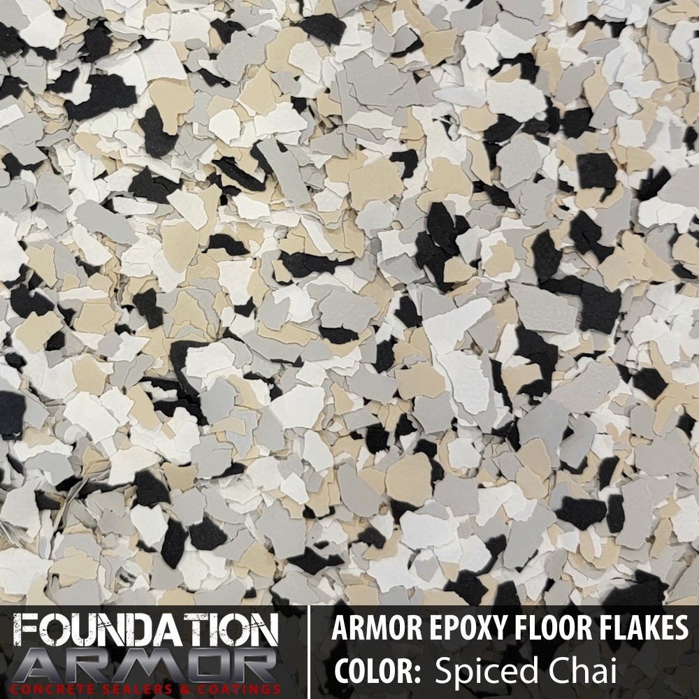 Armor Epoxy Floor Flakes – 40 LB – Spiced Chai