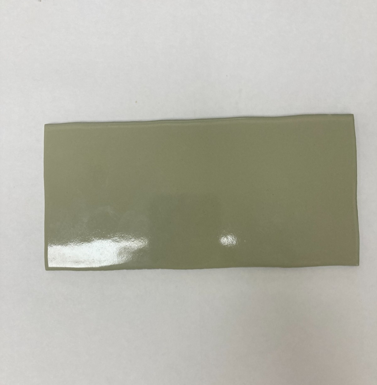 3×6 Tile Glossy Pistachio Shell Mosaic Wall Remodel Ceramic C#255-454 Sample