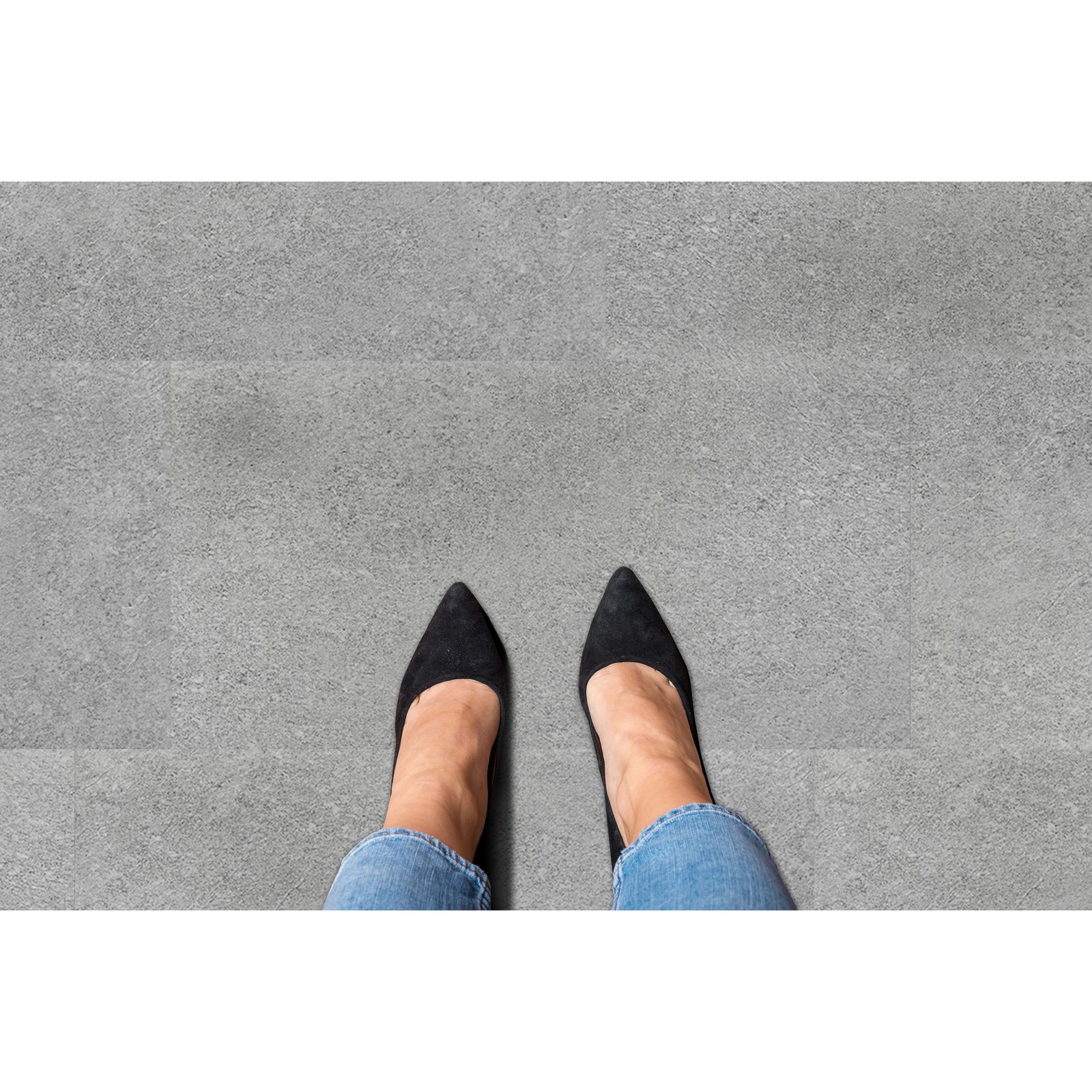 Palazzo 12×24 Self Adhesive Vinyl Floor Tile – City Scape Concrete – 20 Tiles/40