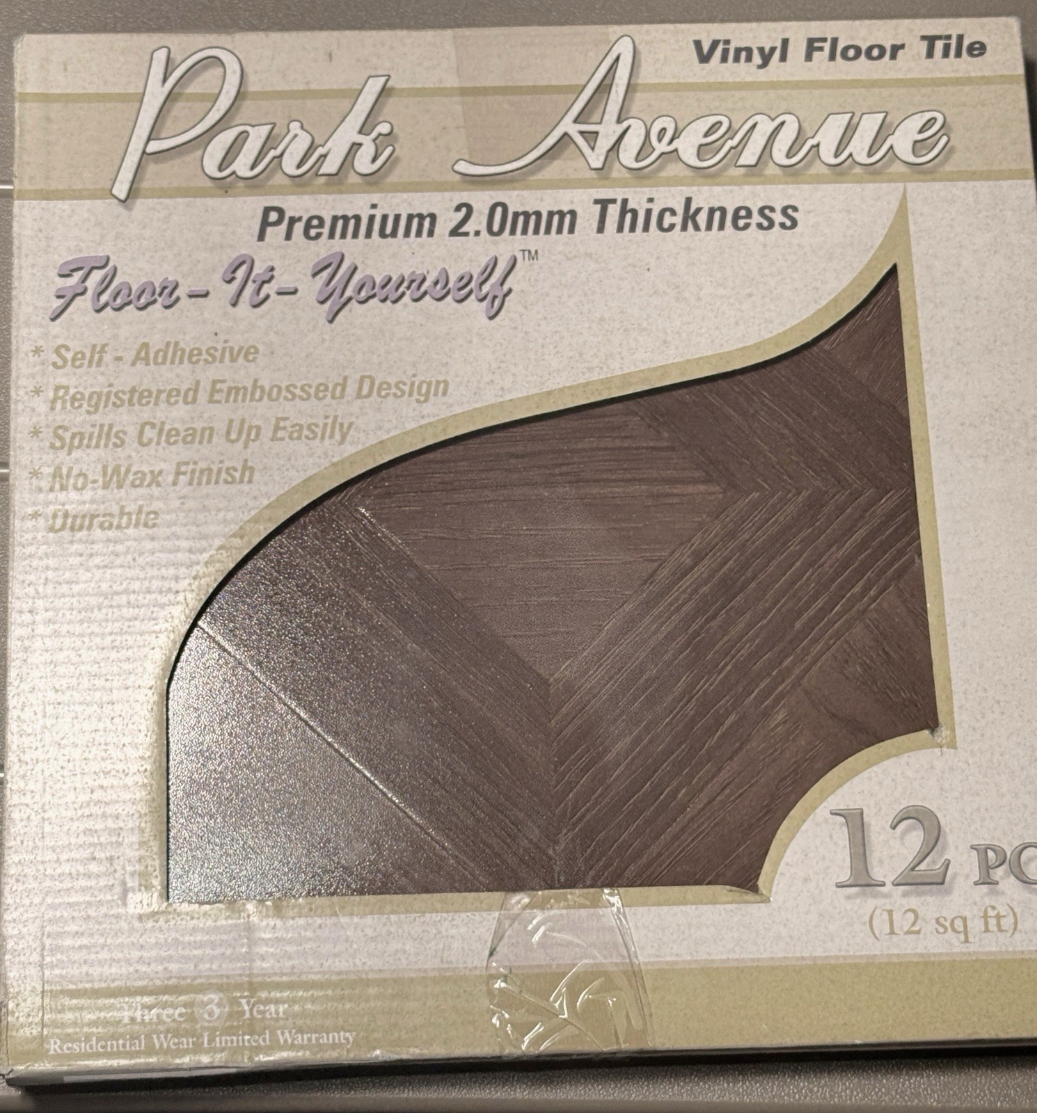 Home Dynamix Park Avenue Vinyl Floor Tile 12 Pc Pattern 2553