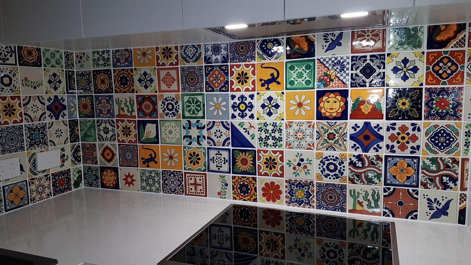 100 Individual 4×4 Mexican Tiles Ceramic Mexico tile #02