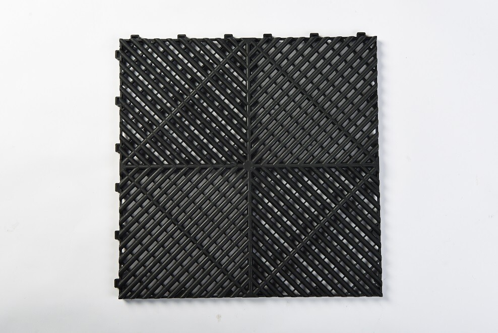 34 Garage Floor Tile Interlocking Perforated Basement Flooring Tile Case 16″x16″