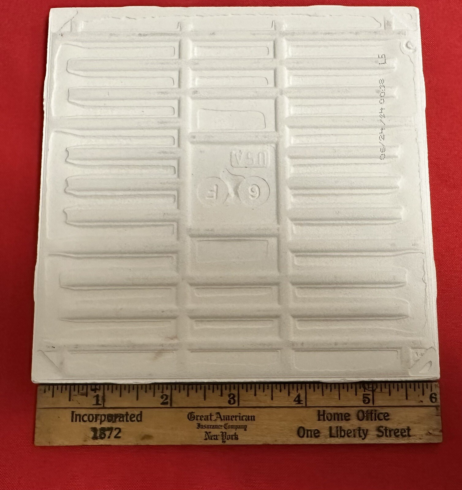 1 pc. *Matte Designer White* #61 by American Olean 6″ X 6″ Ceramic Tile: NEW