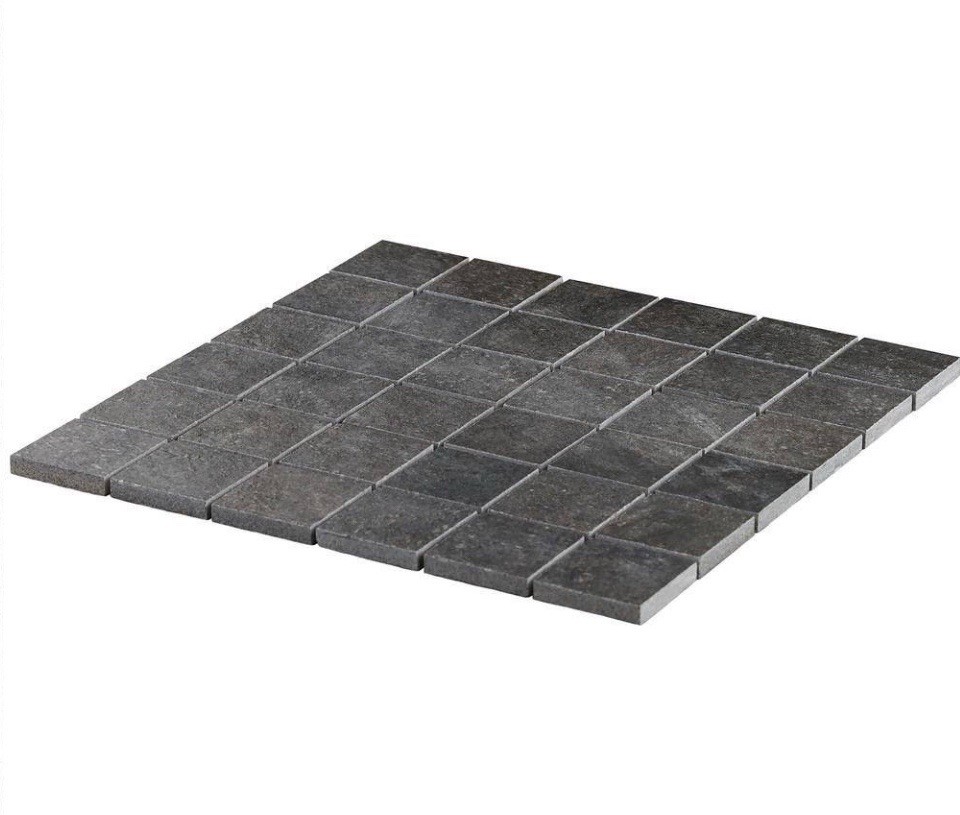 IVY HILL TILE 9QDominion Charcoal Black 11.81 in. x 11.81 in.