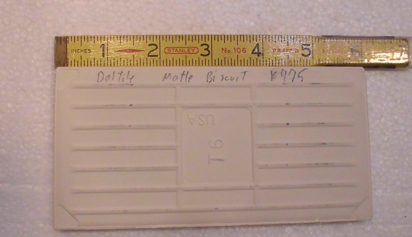 1 pc. Biscuit by Daltile #K775; 3″ X 6″ Matte Ceramic Tile; New Stock, Mint