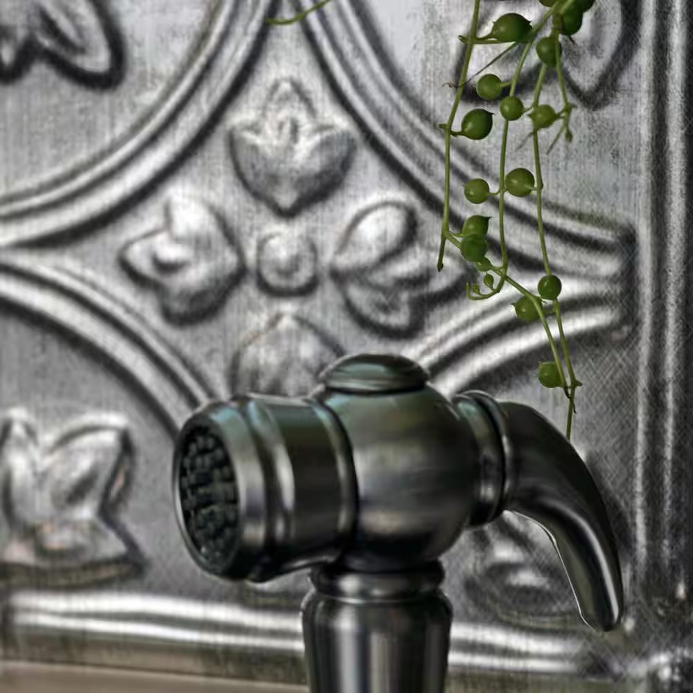 18.25 In. X 24.25 In. Crosshatch Silver Traditional Style # 1 PVC Decorative Bac