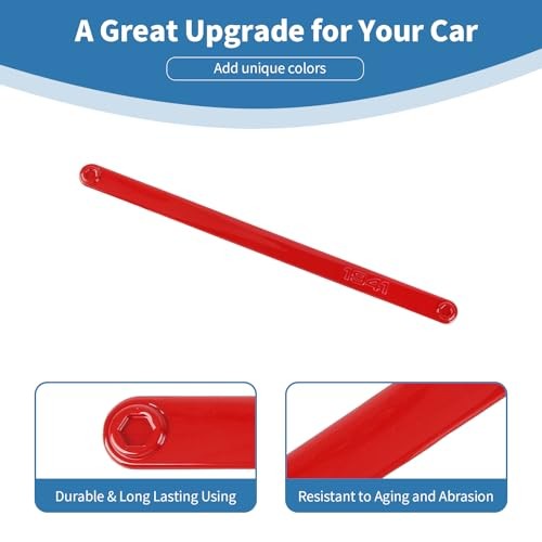 for Jeep JL Passenger Grab Handle Trim Cover Strip for Jeep Wrangler JL JLU Red