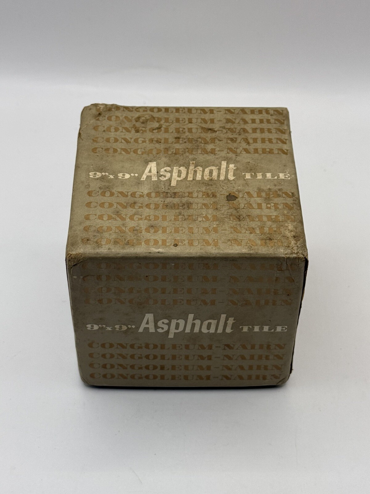 VTG 1950s Congoleum-Nairn Asphalt Tile 14 Pieces 3” x 3” Salesman Samples
