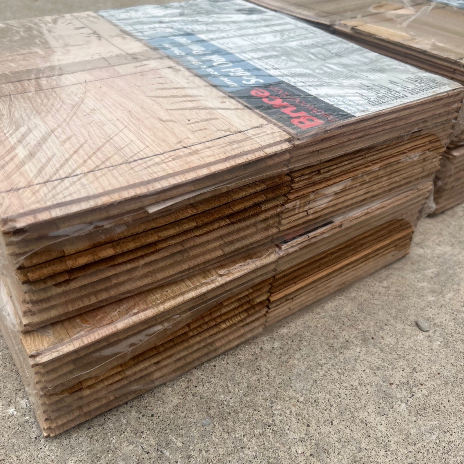 Bruce Solid Oak Parquet Flooring Bundle Lot 60 Sq Ft 12″x12″ ABC1701 Vintage