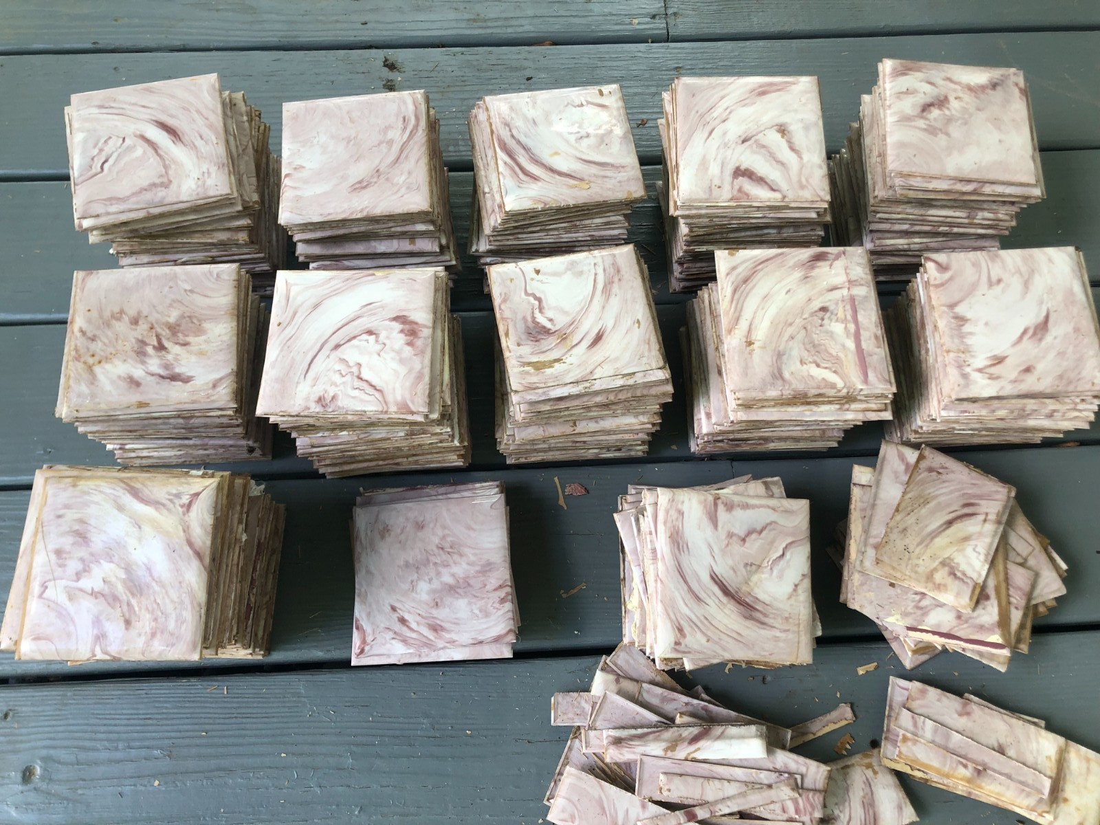 Tilecrest Plastic Wall Tiles Mid century 1950s or 1960s 550+ pieces