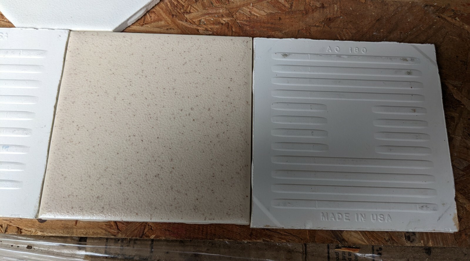 2 pcs American Olean Crystalline Buckwheat #392 square Ceramic Tile 4-1/4″