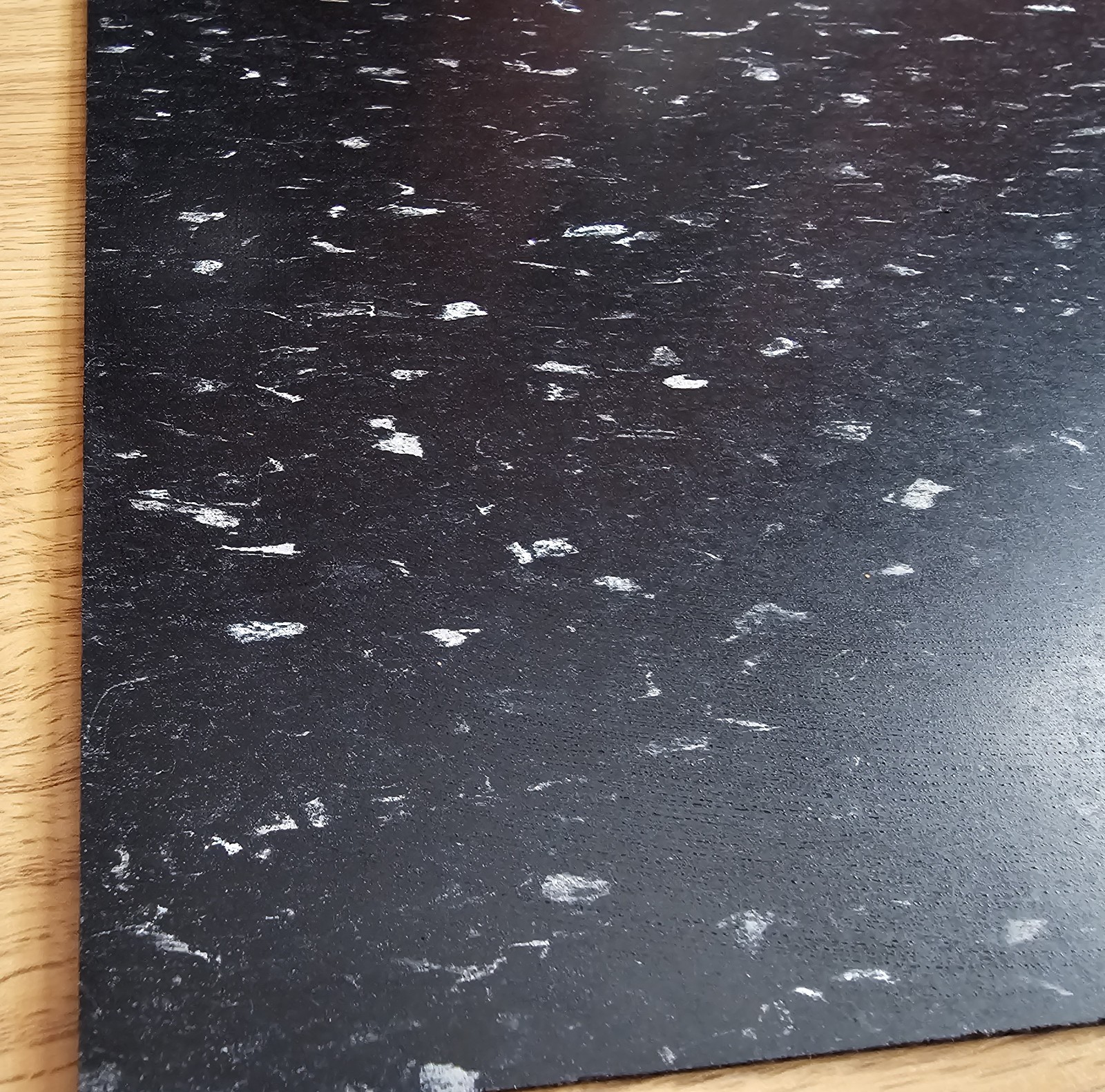 Flextile Commercial Vinyl Composition Tile 12×12 Black White Speckle VCT Lot 22