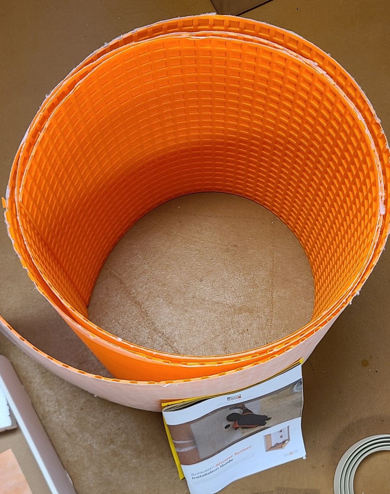 Schluter Kerdi Shower Waterproofing Kit Membrane Roll Band Corners & Manual