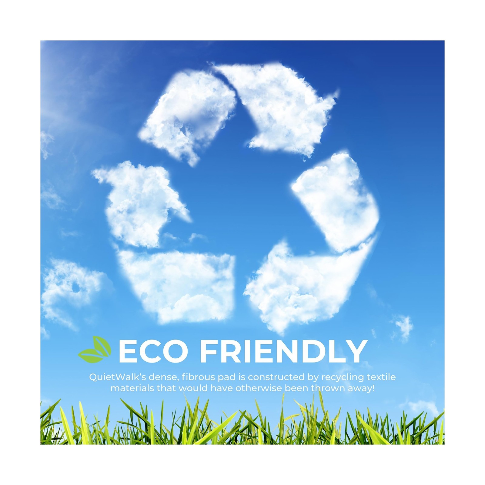 QuietWalk Underlayment 360 sq ft – 3 mm Thick – for Laminate & Hardw