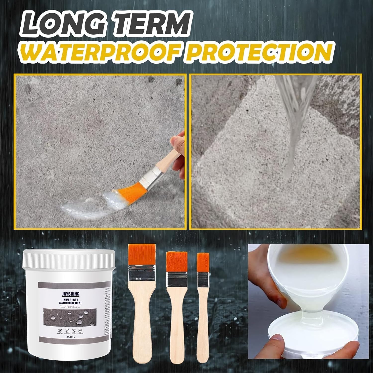 JaySuing Invisible Waterproof Agent Transparent Insulating Sealant – 900 Grams