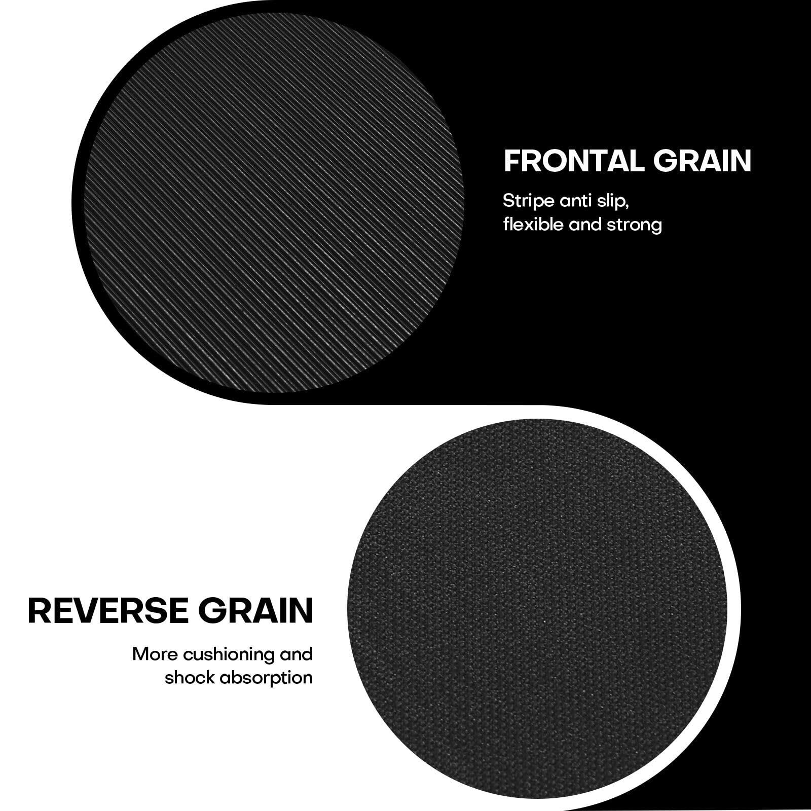ZERITO Heavy Duty Coin-Grip Rubber Flooring Roll 4×6 FT, Multi-Purpose Waterproo