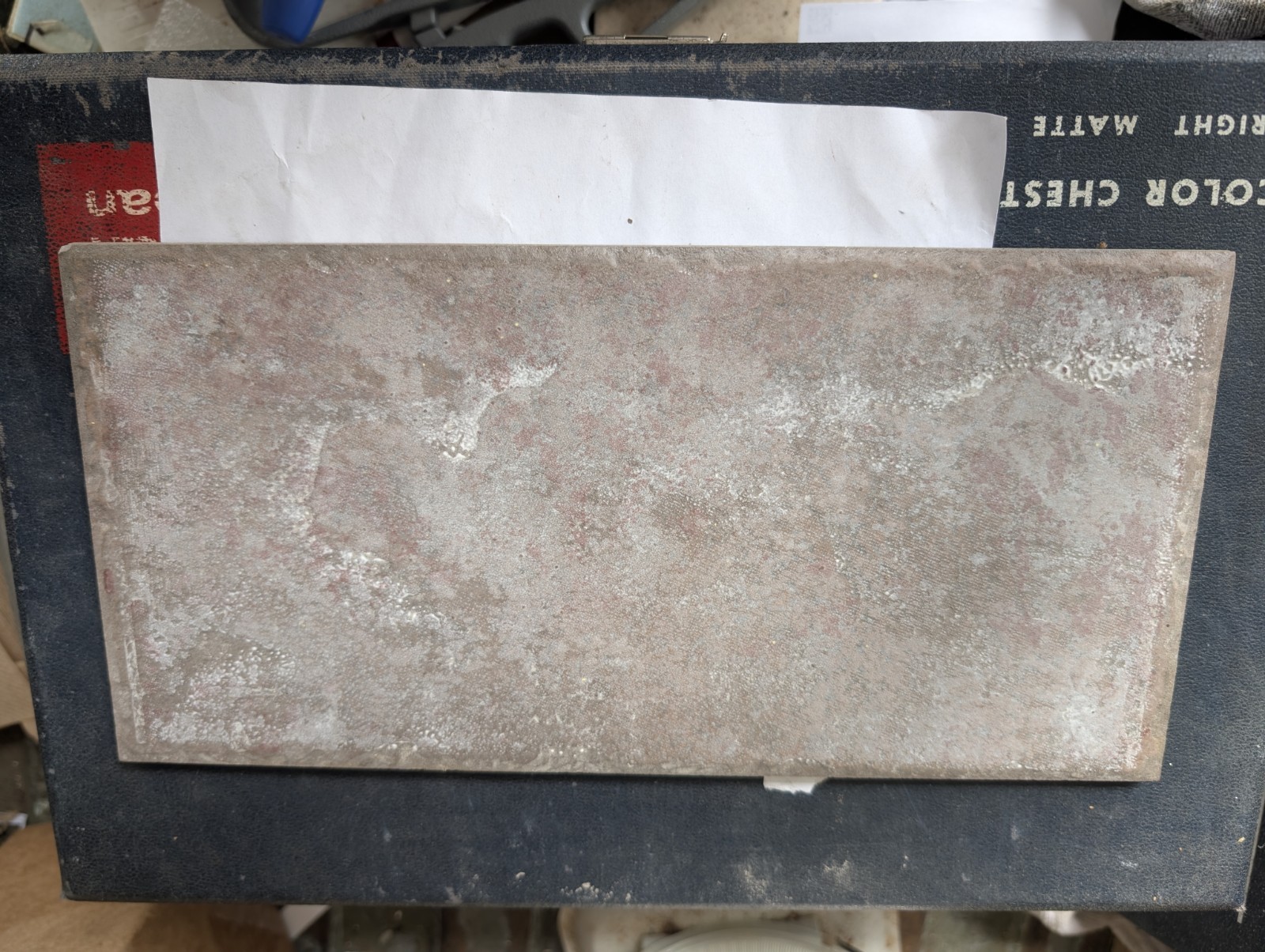 1 Piece of Dal-tile French Quarter Mardi Gras 6×12 Glazed Ceramic Floor Tile