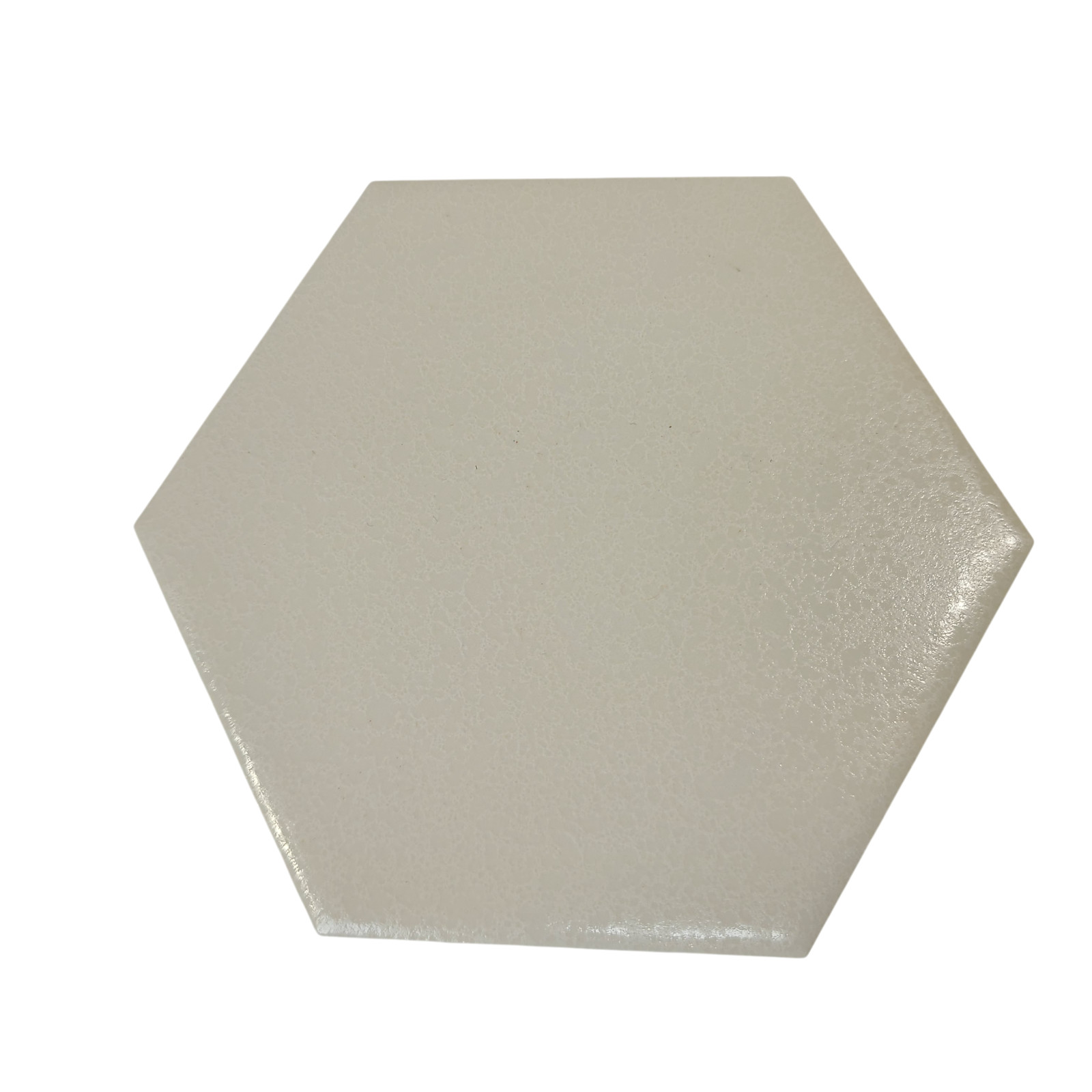Beige Bone Almond Ceramic Tile Hexagon FT Subway Vintage Mid Century Crystalline