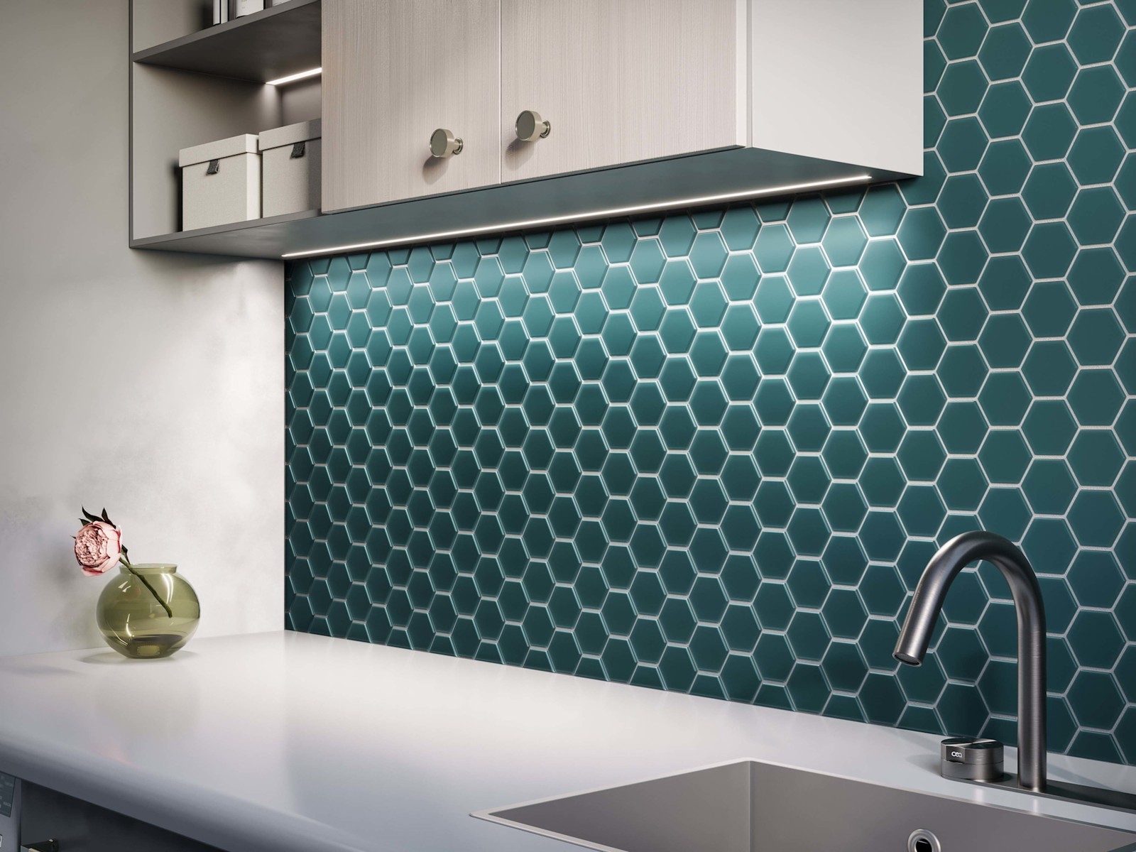 Cruz Bay Studio MKT2854 3 inch Beehive – 10″ x 12″ Geometric – Carbon Matte