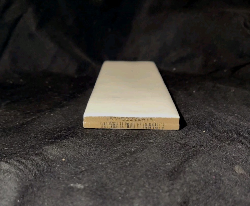 Stainmaster #5338267 Zellige-style 2″ X 8″ White Porcelain Wall Tile 34 Pcs