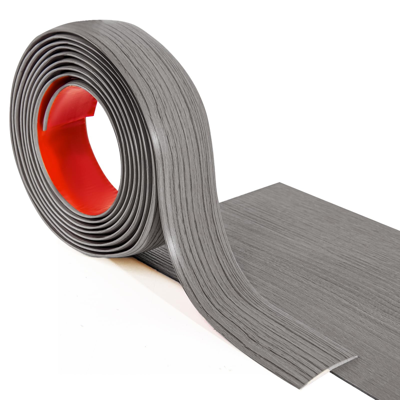 Self Adhesive Floor Strip, 4ft, Laminate Tile Gap Transition, Gray