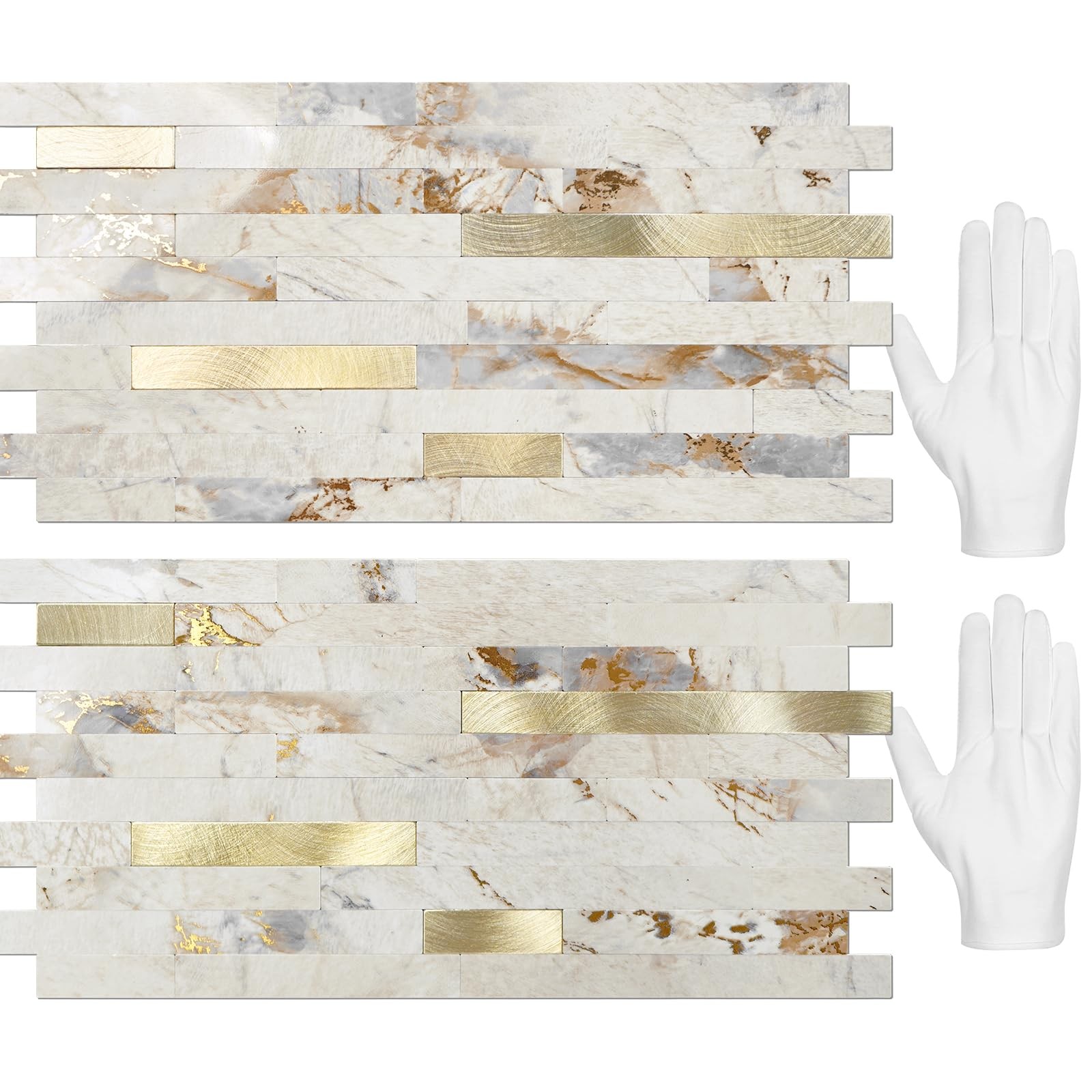 20 Sheets Peel and Stick Backsplash Tile, Stick on Backsplash for Kitchen and…