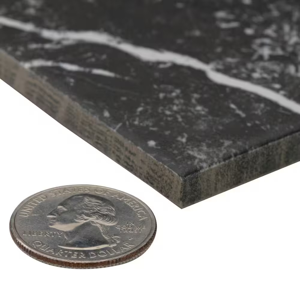 Merzoni Checker Ruzzini 17-7/8 In. X 17-7/8 In. Porcelain Floor and Wall Tile (1