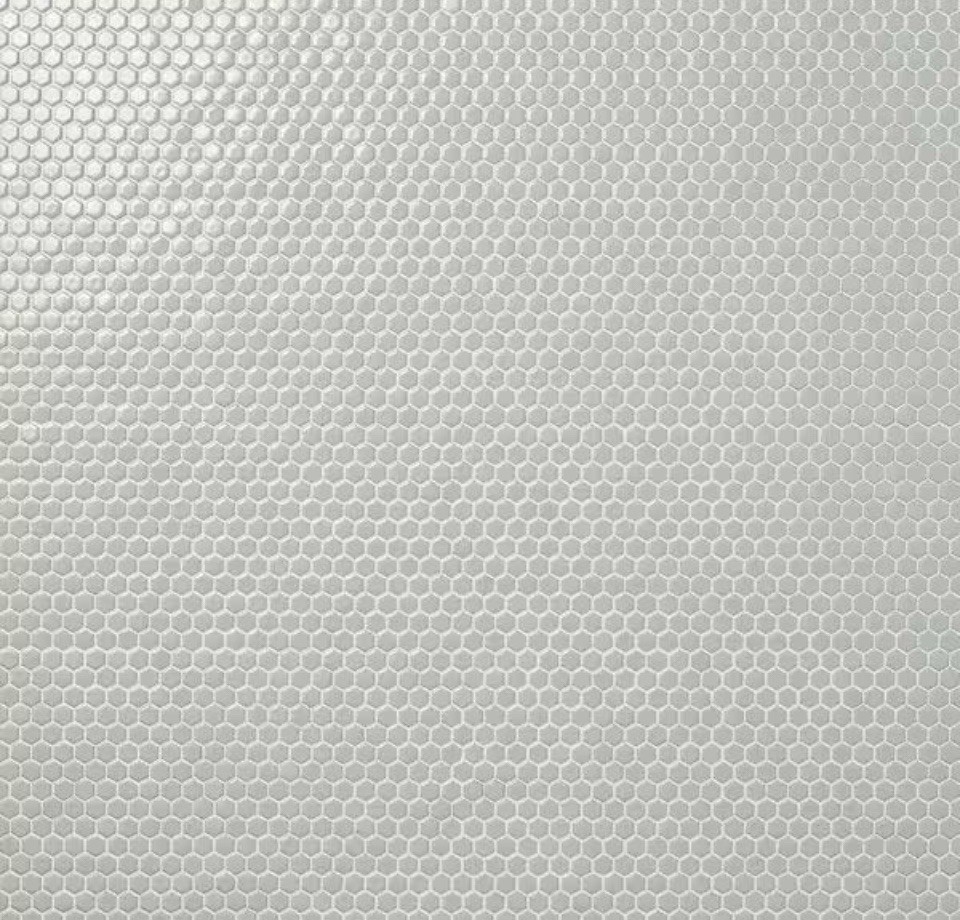 Bliss Edged Hexagon Sage 10.03 in. x 11.61 in. Polished Porcelain Floor