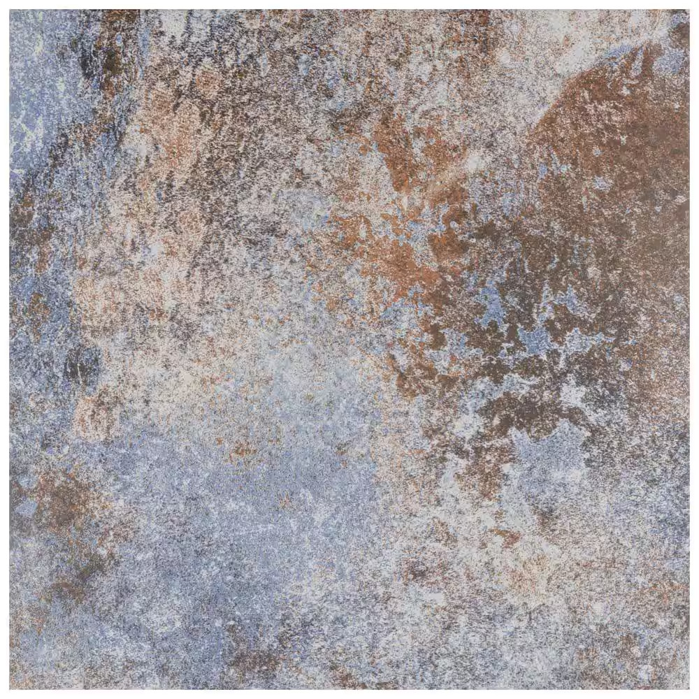 Biotech Ocean Coral Bay Matte 12 In. X 12 In. Porcelain Floor and Wall Tile (11.