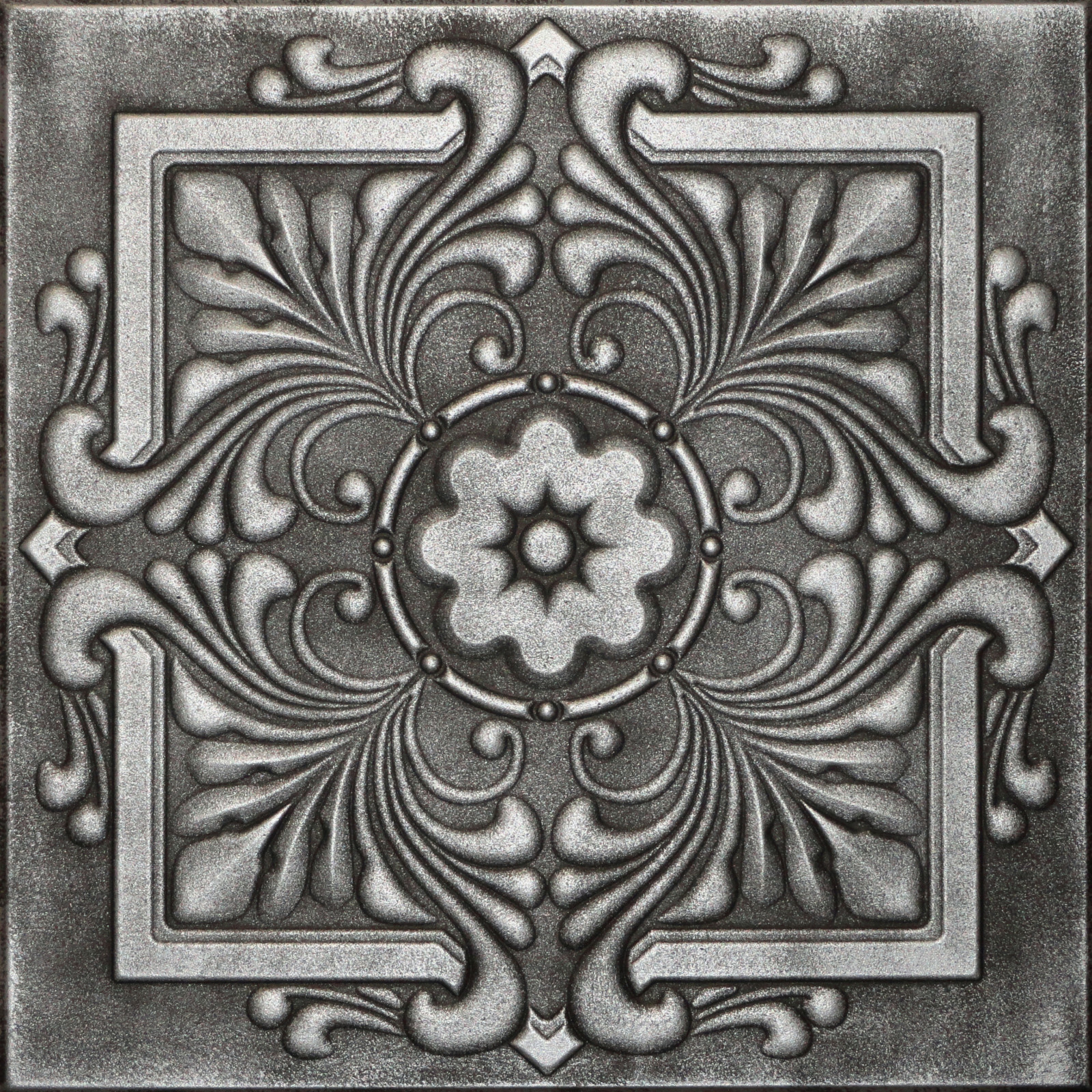 DIY Decor Glue-up Styrofoam Ceiling Tile 20″ x 20″ R22ASilver 24/Lot (63.36 S/F)