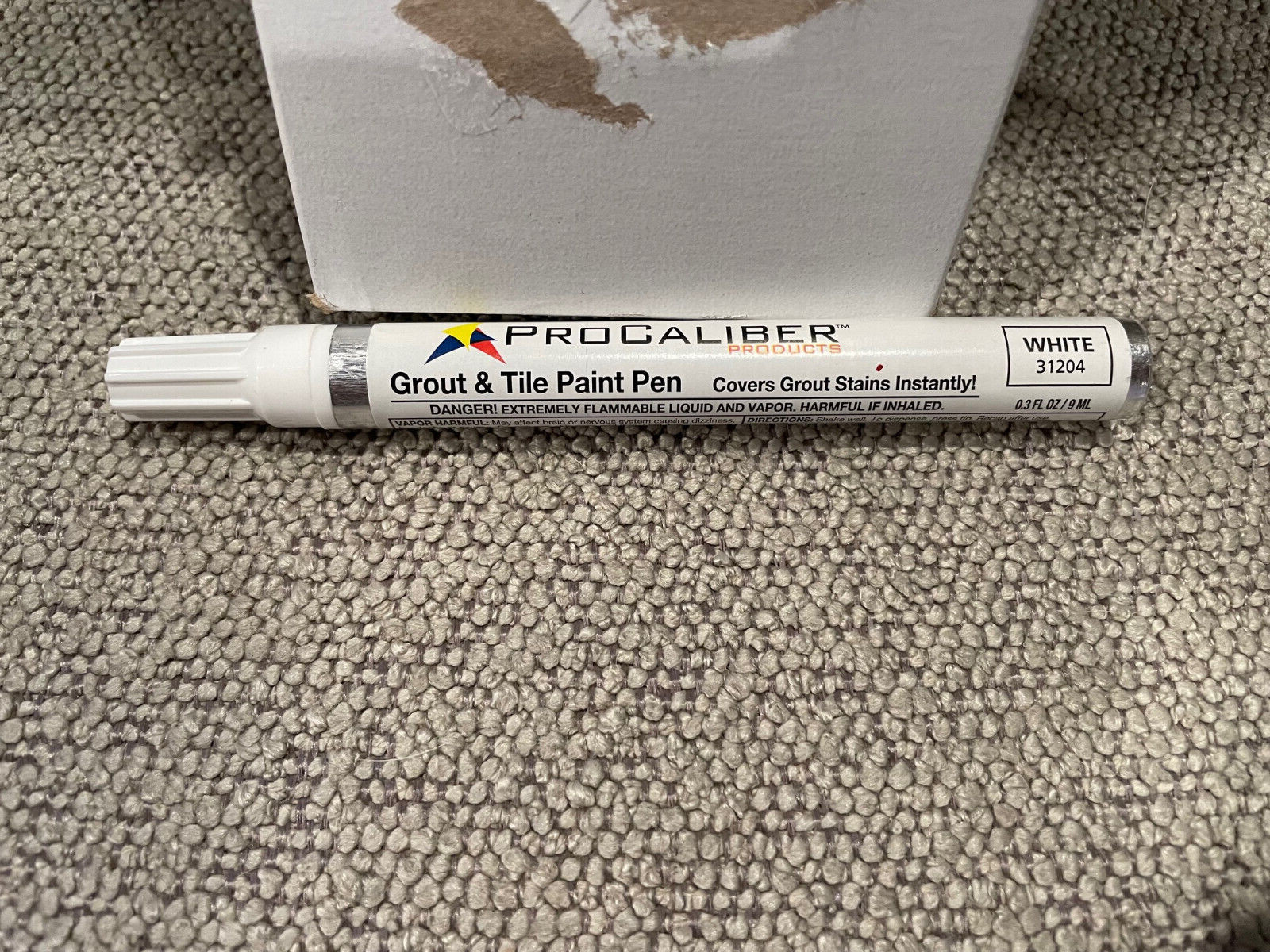 PRO CALIBER GROUT & TILE PAINT PEN WHITE 31204 NEW
