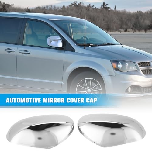 Chrome Mirror Covers for Grand Caravan Town & Country Routan | Left right