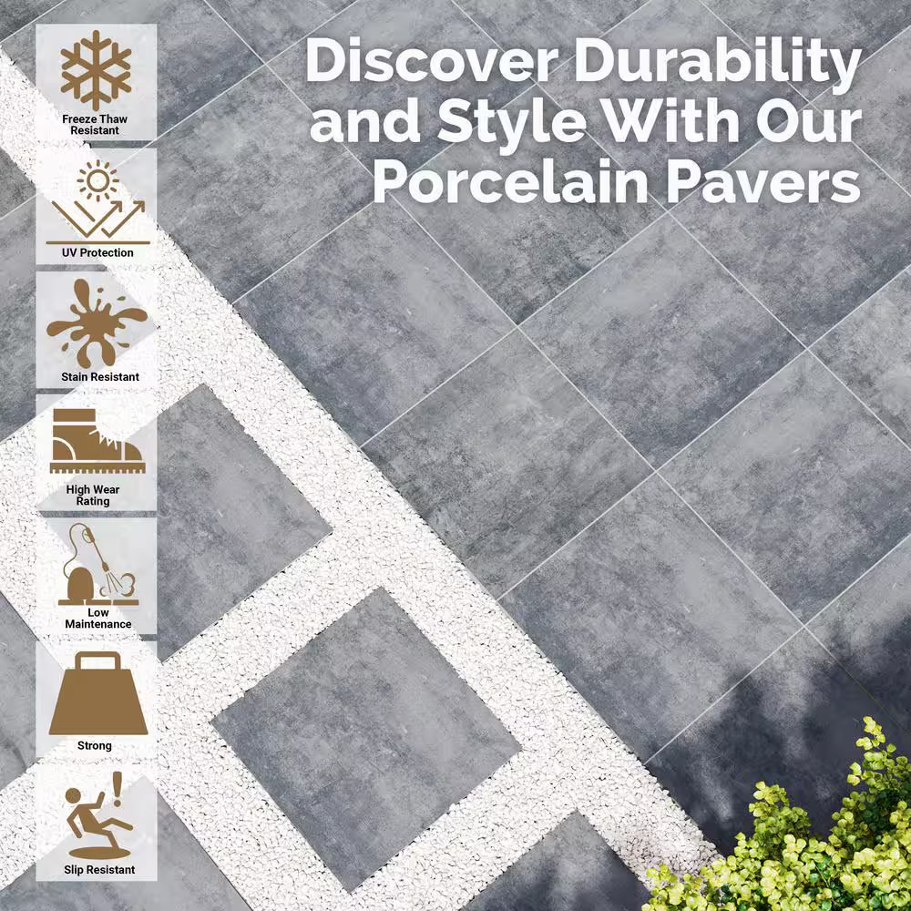 Katella Ash 2 Cm. X 8 In. X 47 In. Matte Porcelain Wood Look Paver (8 Sq. Ft./Ca