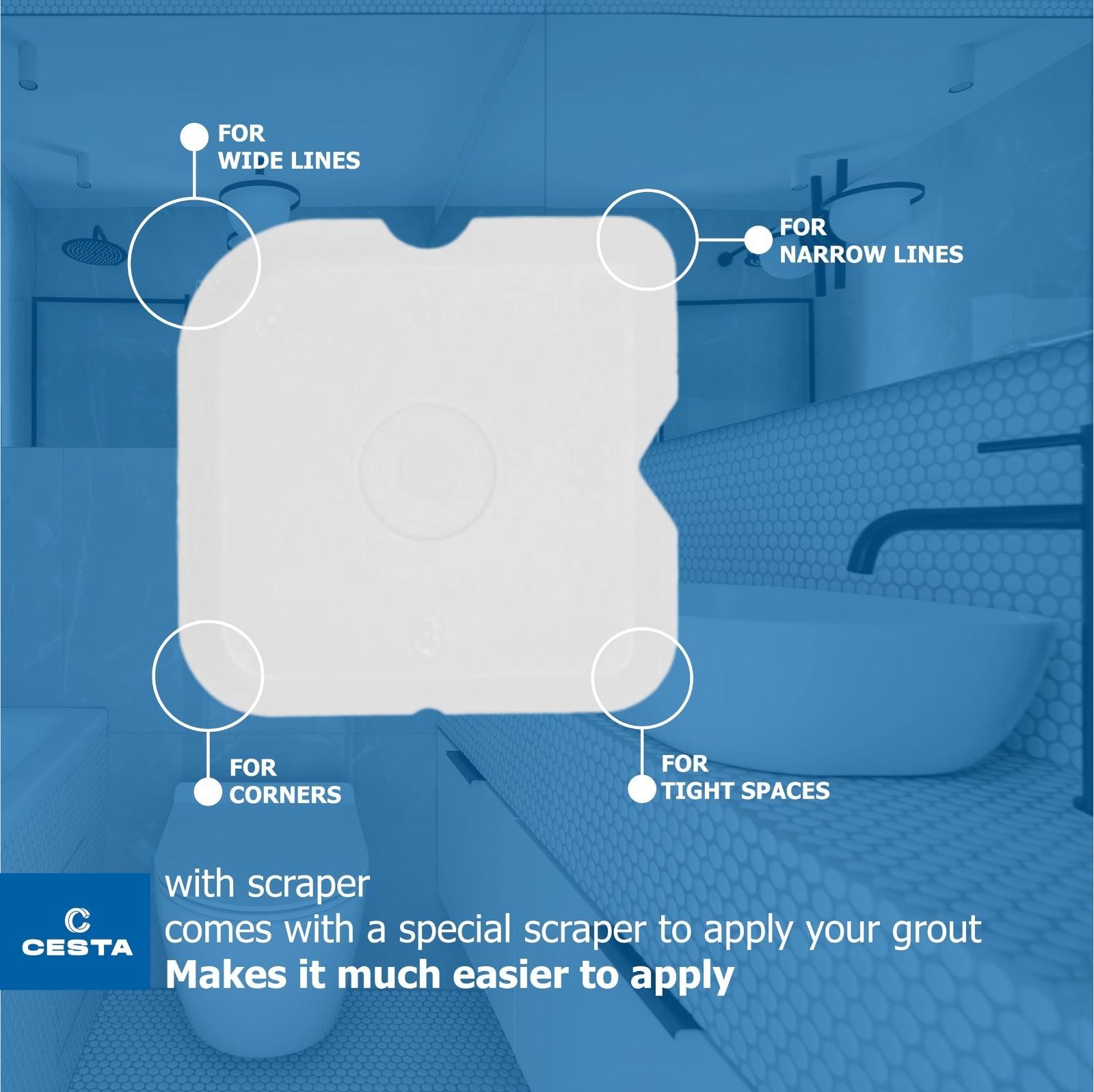 Tile Grout Repair Kit – Fast Drying Waterproof Paint for Bathroom & Kitchen Tile